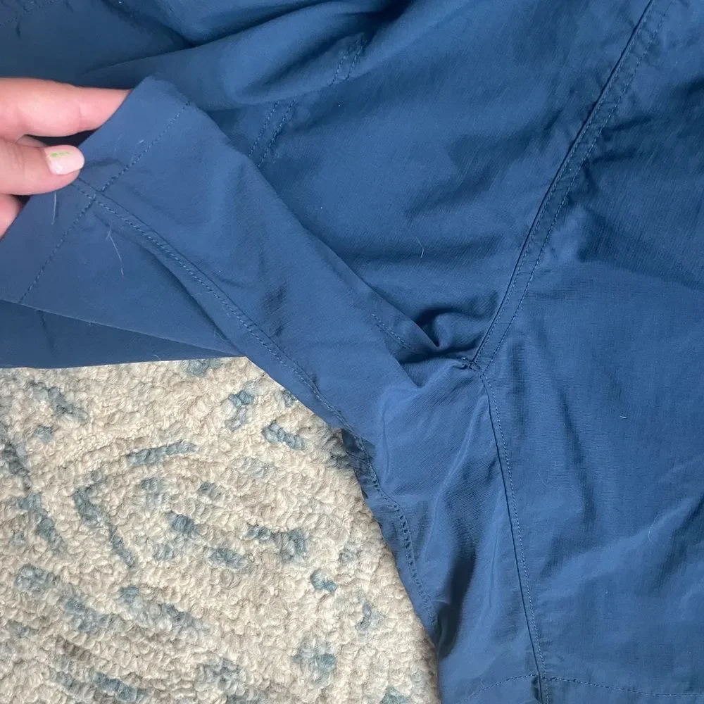 The North Face Men's XXL Pull On Adventure Hybrid Shorts Blue flashdry Nylon 7in